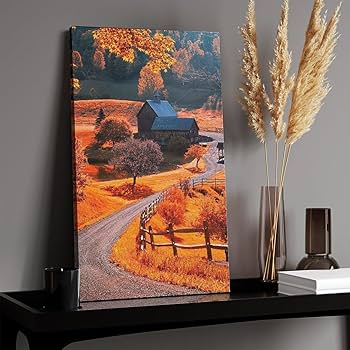 田舎の風景 油彩画 二つのパネル 田舎風景】#油彩画 #芸術 #油絵 #絵 #アート #oilpainting #oil